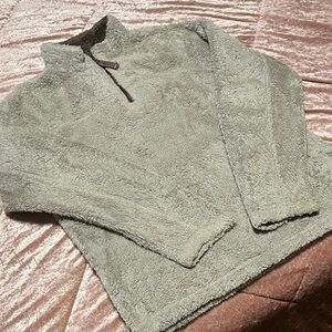 True Grit Brown and Cream Fleece Jacket